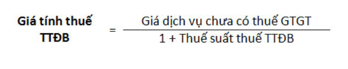 giá tính thuế tiêu thụ đặc biệt