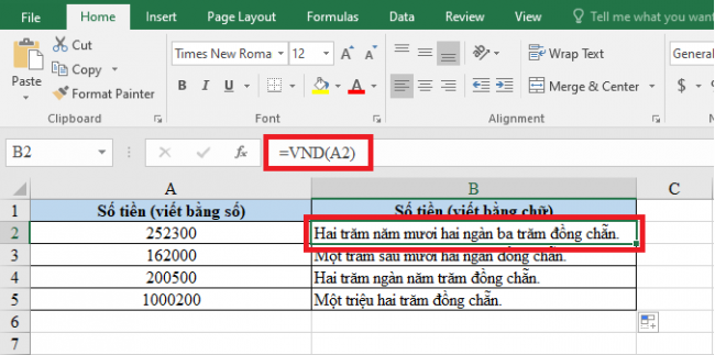 4 Cách đổi Số thành Chữ cực nhanh cho tài liệu Excel