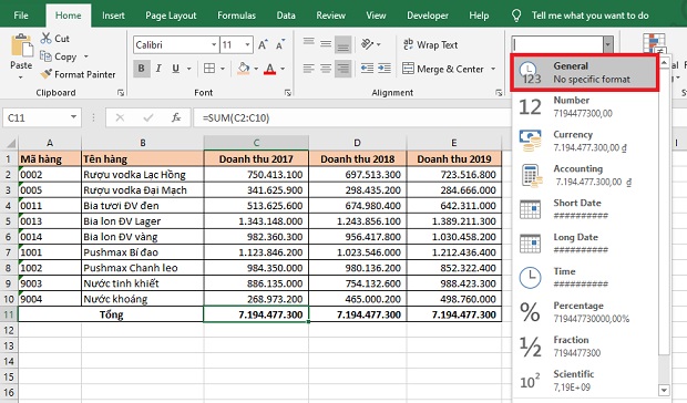 Cách khắc phục lỗi Excel không nhảy công thức, không tự tính ra kết quả