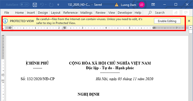 4 Cách gỡ thông báo không cho sửa file (Read-only) trong Word