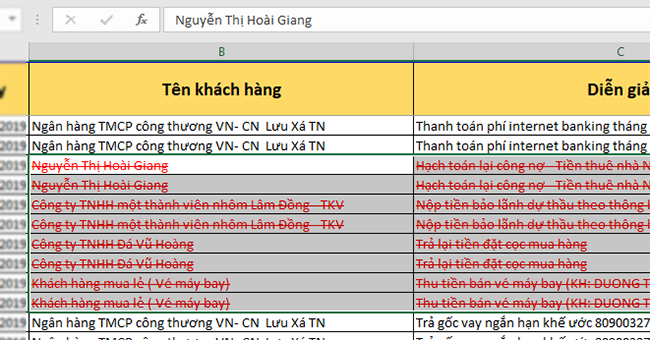 Hướng dẫn viết chữ gạch ngang trong Word và Excel