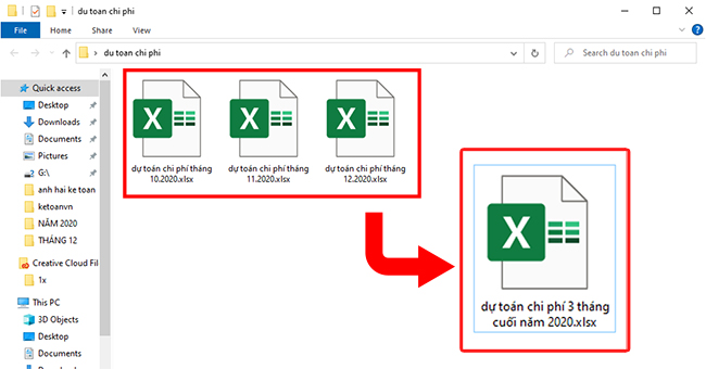 Cách ghép/gộp nhiều file Excel thành một file duy nhất