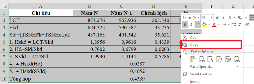 Hướng dẫn 2 cách sao chép dữ liệu từ Excel sang Word