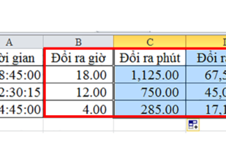 3 Cách chuyển đổi giờ ra phút, giây cực nhanh trong Excel