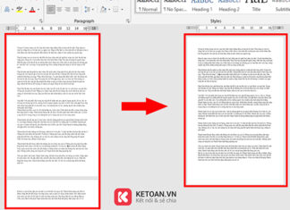 Cách dồn văn bản nằm trọn trong một trang Word