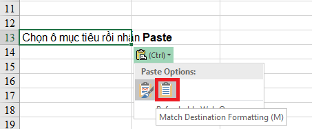 Bật mí 20 cách sử dụng tính năng Paste trong Excel