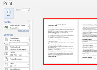 Cách khắc phục nhanh các vấn đề khi in ấn tài liệu Word