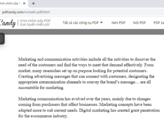 Cách chỉnh sửa trực tiếp nội dung file PDF như trong Word
