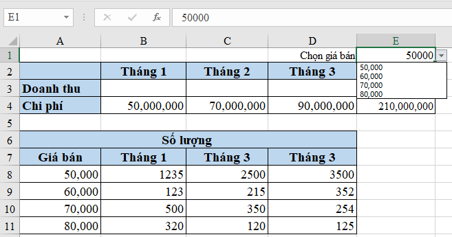 Kết hợp hàm Vlookup và hàm Match khi tìm theo nhiều cột chứa kết quả