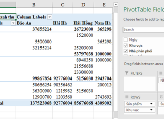 Bạn sẽ thành thạo Pivot Table thông qua các ví dụ thực tế này