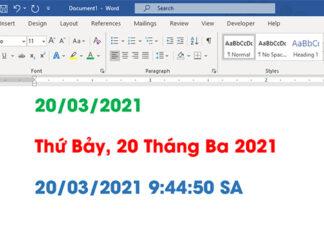 Cách chèn thời gian (ngày, giờ) vô cùng đơn giản trong Word