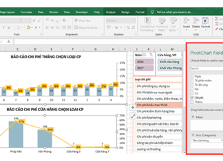 Hướng dẫn dùng PivotTable để lập báo cáo, thống kê trong Excel