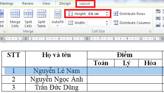 Cách chỉnh độ rộng của dòng trong Microsoft Word