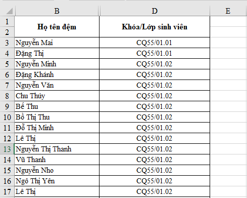 Cách copy bảng dữ liệu trong Excel không chứa cột và dòng ẩn