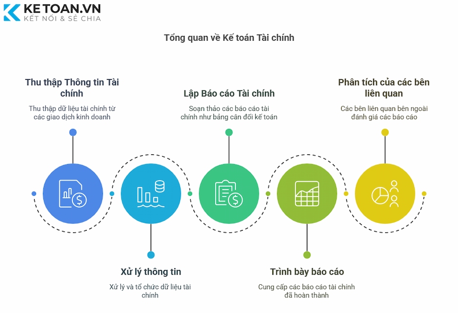 Thông tin Kế toán tài chính giúp lãnh đạo và các bên liên quan đánh giá tình hình tài chính và hiệu quả hoạt động của DN